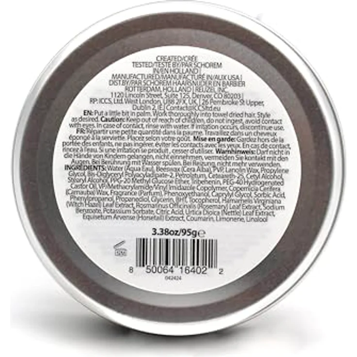Reuzel Grey Hold Matte Pomade, Haarpomade mit extra starkem Halt, 95 g, unisex – Bild 2
