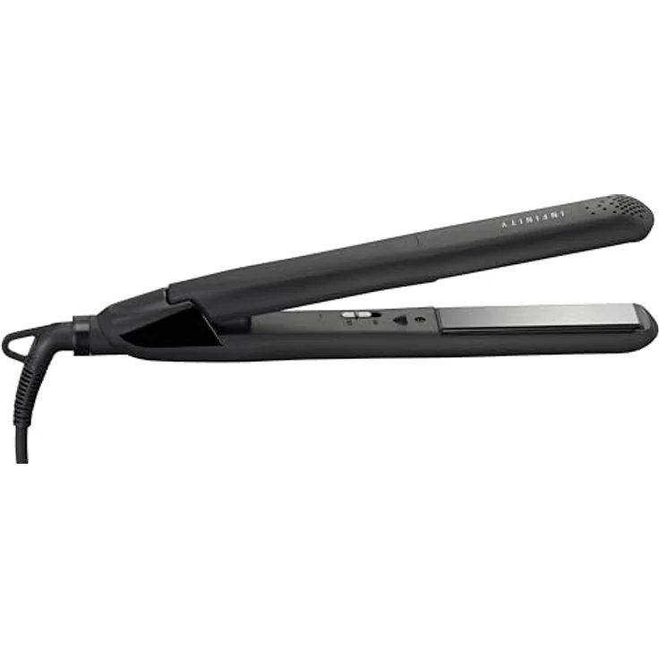 Melissa Infinity 16650115 Glätteisen mit Keramikbeschichtung, PTC-Technologie, LED Anzeige, 37 Watt, schwarz – Bild 2