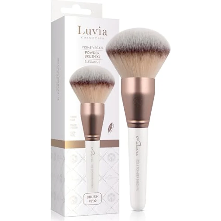 Luvia Cosmetics Professioneller Make-up Pinsel XXL Puderpinsel, Riesen Puder Pinsel, veganer Kosmetikpinsel, 202 // Powder Brush XL - Elegance – Bild 1