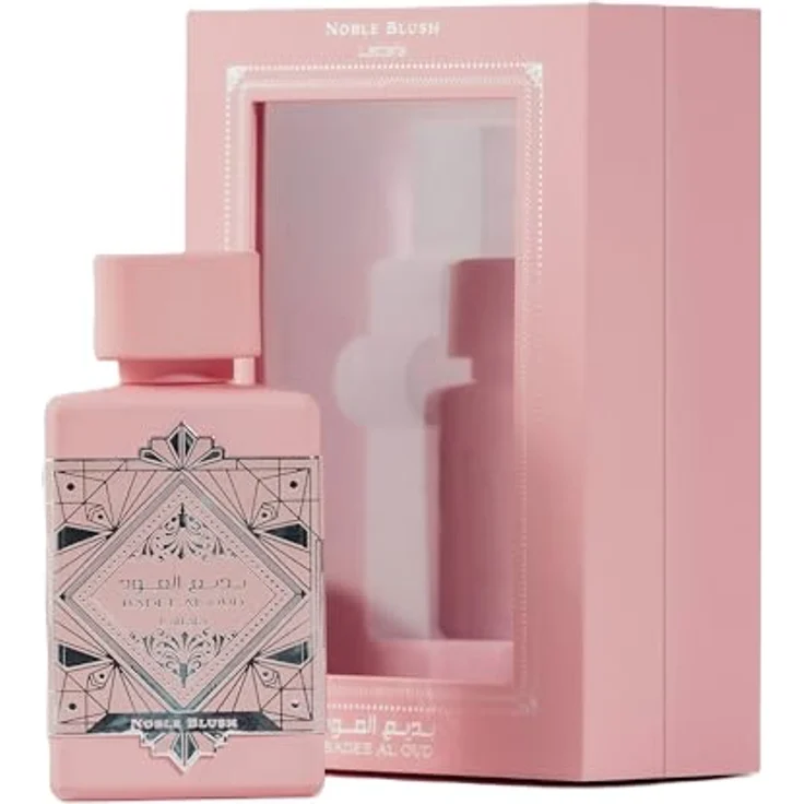 Lattafa Badee Al Oud Noble Blush Eau de Parfum, Spray, Unisex, 100 g - Süße Rose Milk und Sandelholz-Vanille-Musk Mischung – Bild 2