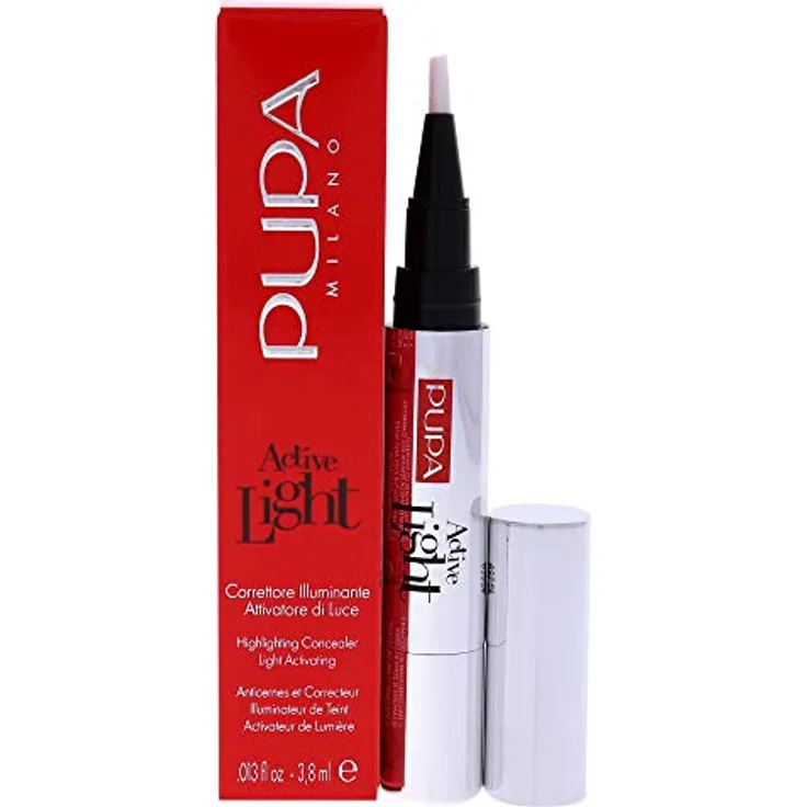 PUPA Concealer Face Make-Up Active Light Highlighting Concealer 004 Luminous Peach