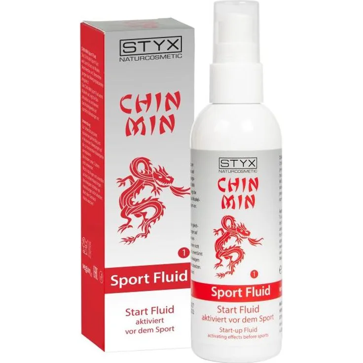 STYX Chin Min Sport Fluid 100ml, aufwärmendes Fluid zur Muskelvorbereitung und Förderung der Blutzirkulation