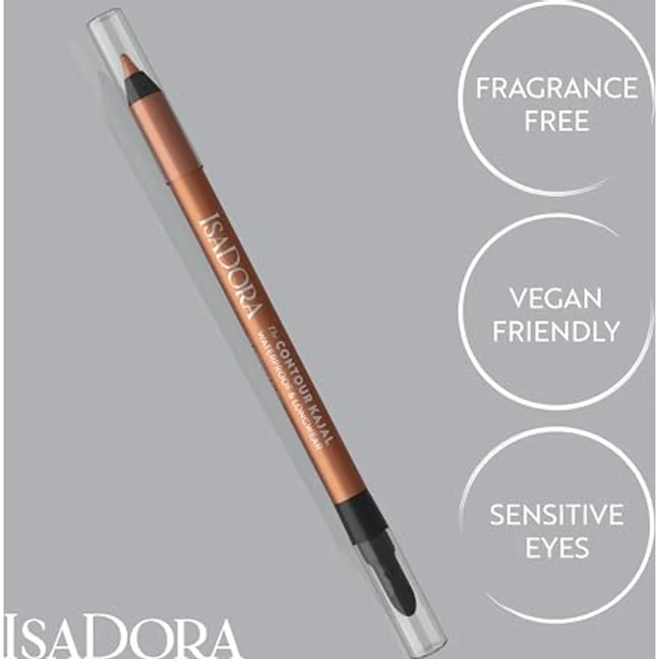 IsaDora Perfect Contour Kajal Eyeliner, wasserfest und langanhaltend, 1,2 g, Apricot Glow – Bild 4