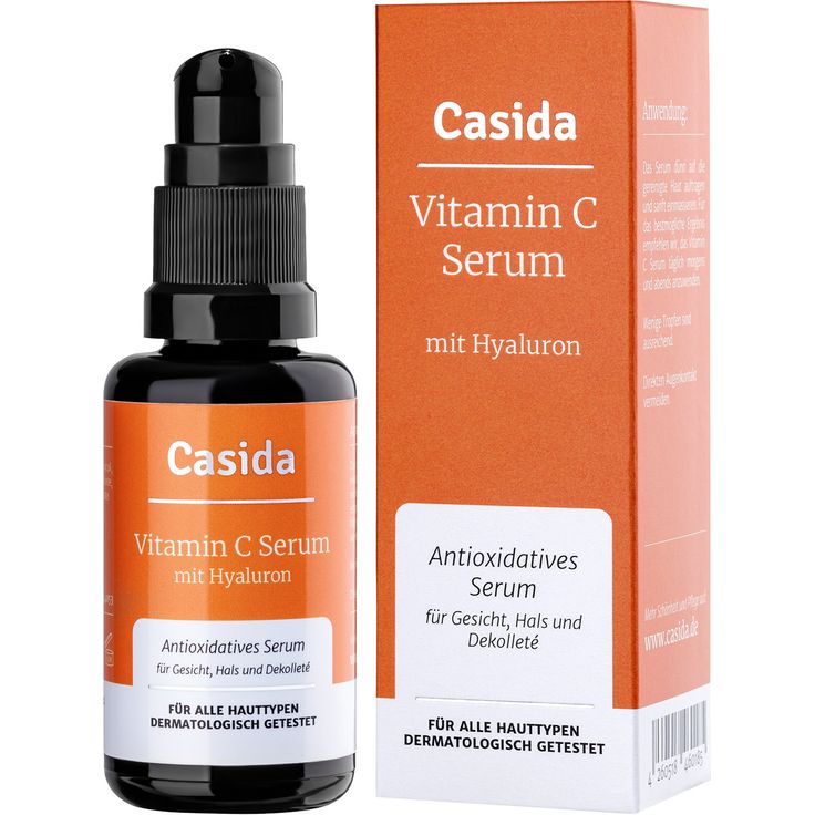 Casida Produkte Casida Produkte Vitamin C Serum + Hyaluron Anti-Aging Pflege 30 ml
