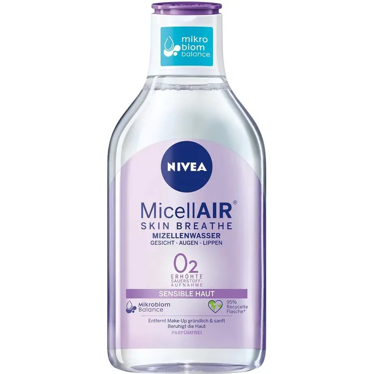 NIVEA MicellAIR Skin Breathe Mizellenwasser für sensible Haut Gesichtswasser 400 ml
