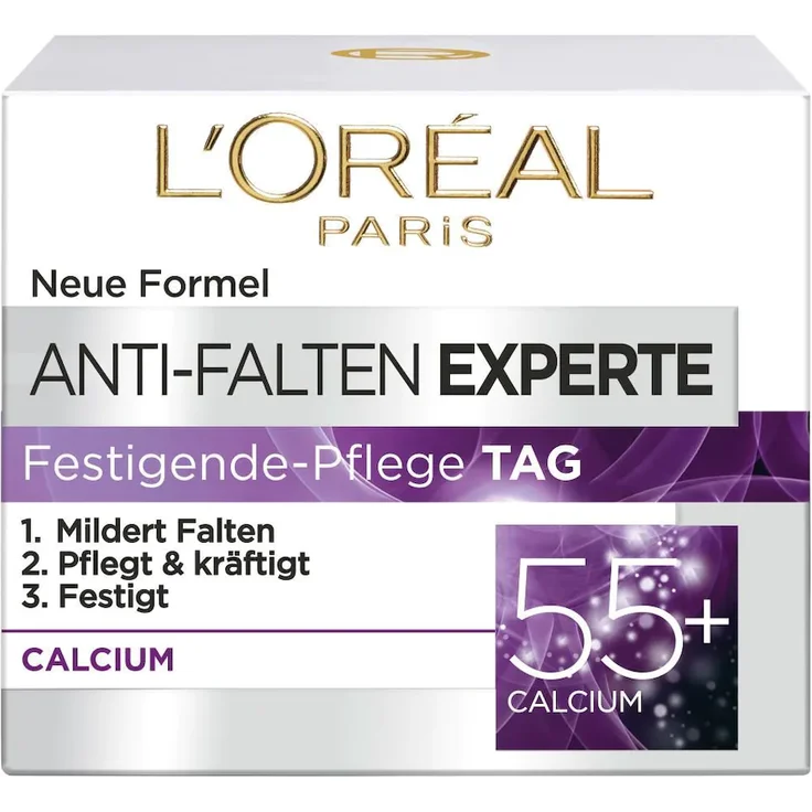 L'Oréal Paris Anti-Falten Experte 55+ Calcium Gesichtscreme 50 ml – Bild 1