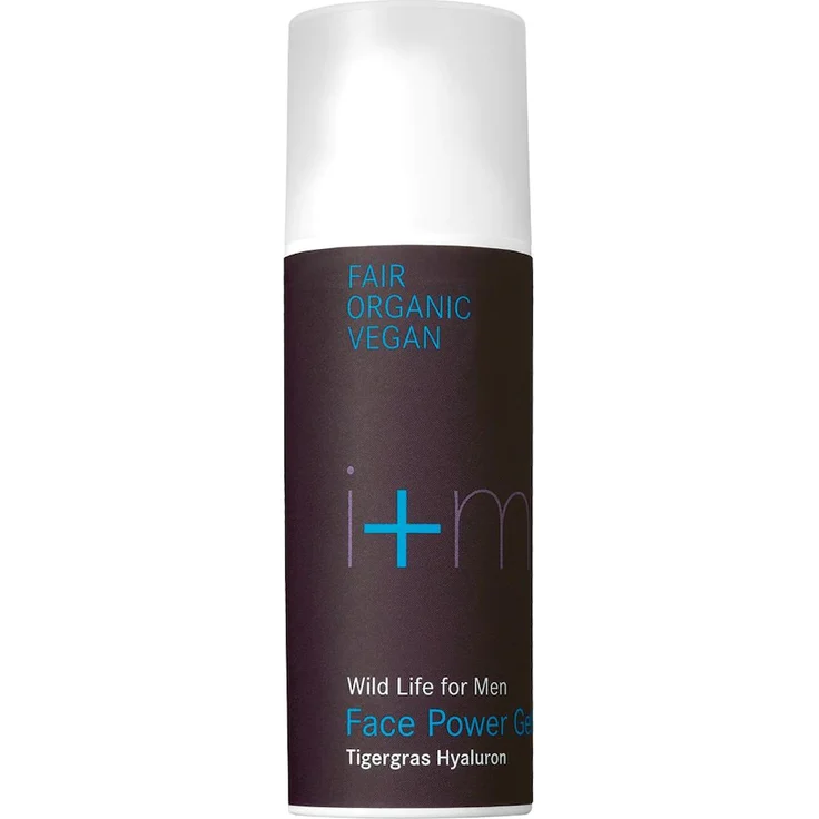 i+m Naturkosmetik Wild Life for Men Face Power Gel Tigergras Hyaluron Gesichtsgel 50 ml