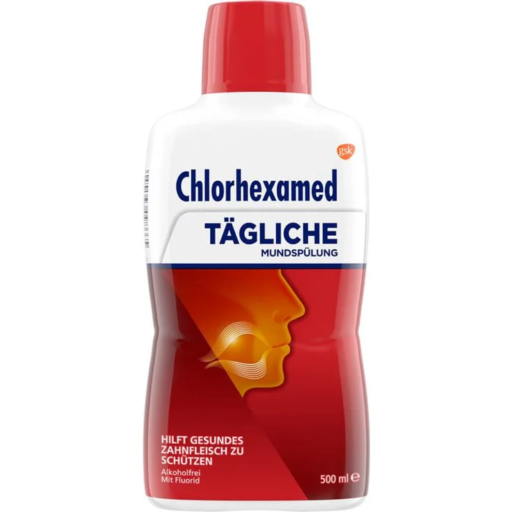 CHLORHEXAMED tägliche Mundspülung 0,06% Mundspülung 500 ml – Bild 1