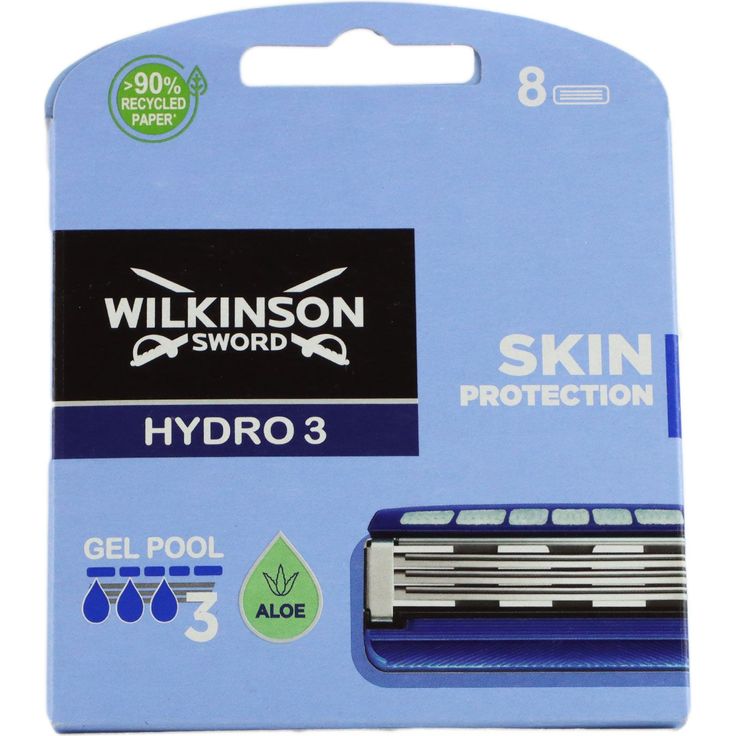 Wilkinson Sword Hydro 3 Rasierklingen 8 Stück