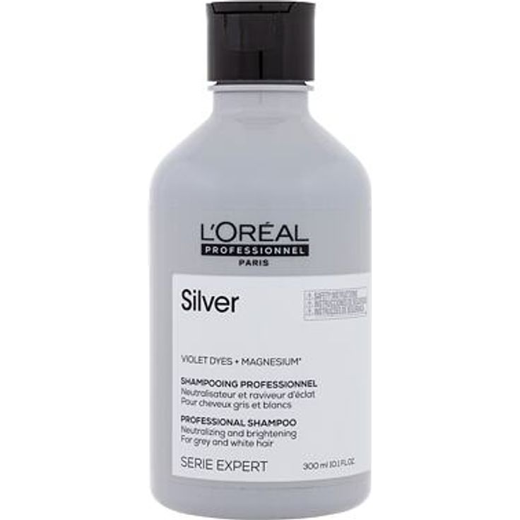 L'Oréal Serie Expert Silver Neutralising Shampoo for Grey and White Hair, für graues Haar 300 ml