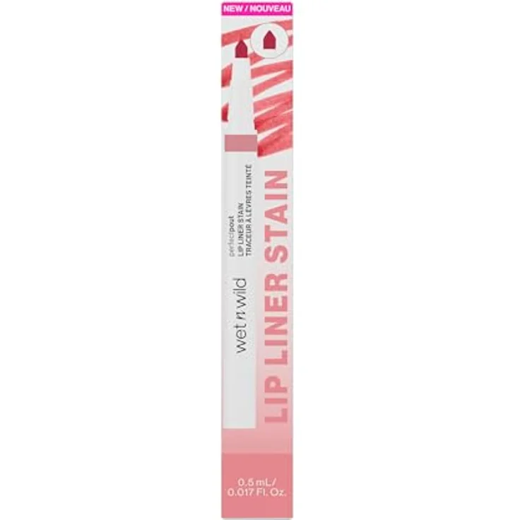 wet n wild Perfect Pout Lip Liner Stain, 0,5 g, langanhaltende, kussfeste Formel in I'M BLUSHING – Bild 10