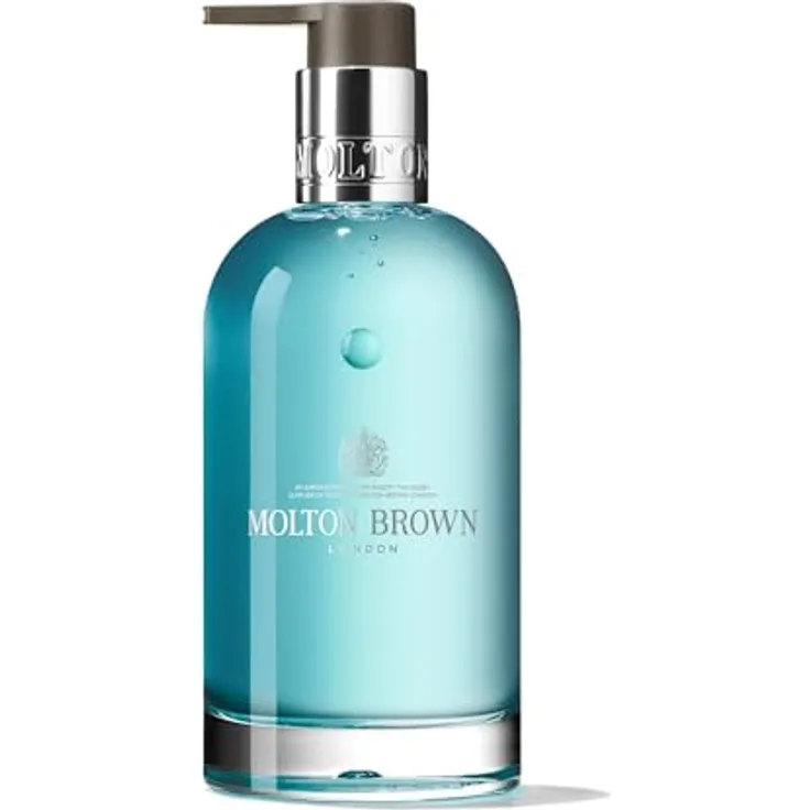 Molton Brown Coastal Cypress & Sea Fennel, Glasflasche für feine flüssige Handseife 200 ml
