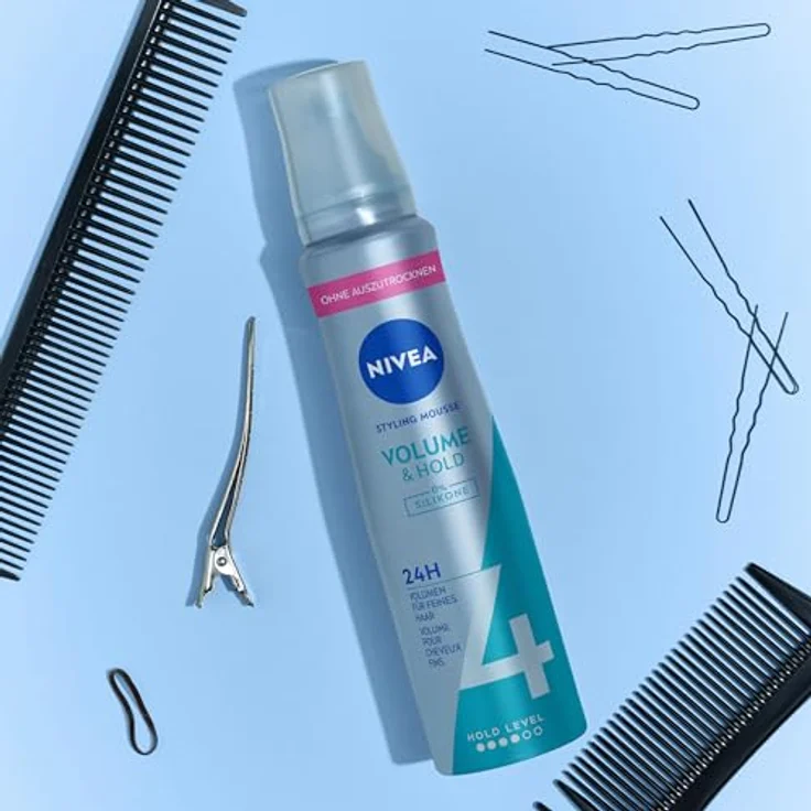 Nivea Schaumfestiger Volumen Kraft Und Pflege Sorgt Für Schönes Haar 150 ml – Bild 6