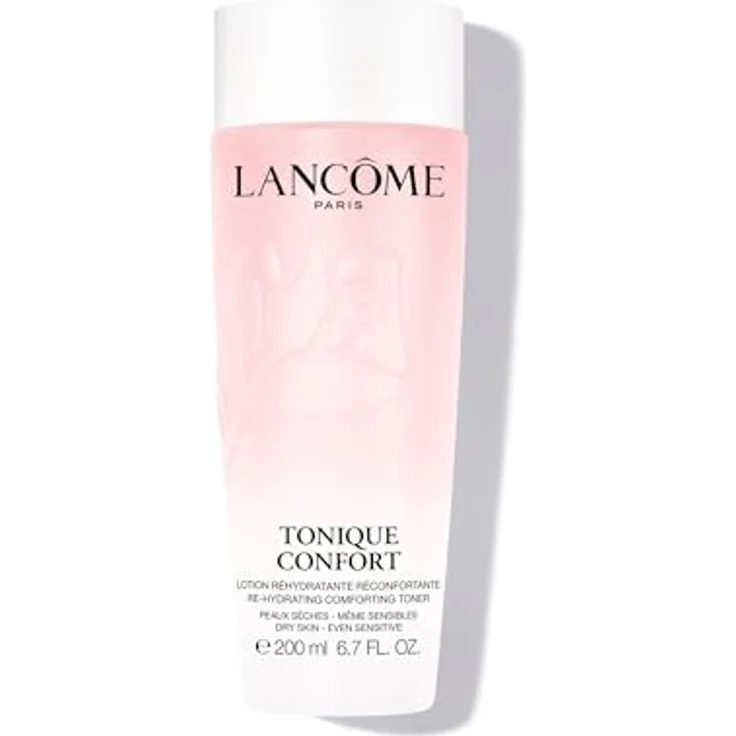 Lancôme Tonique Confort Gesichtswasser, feuchtigkeitsspendende Lotion mit Rosenwasser, Hyaluronsäure & Squalan für empfindliche Haut, 200ml – Bild 1
