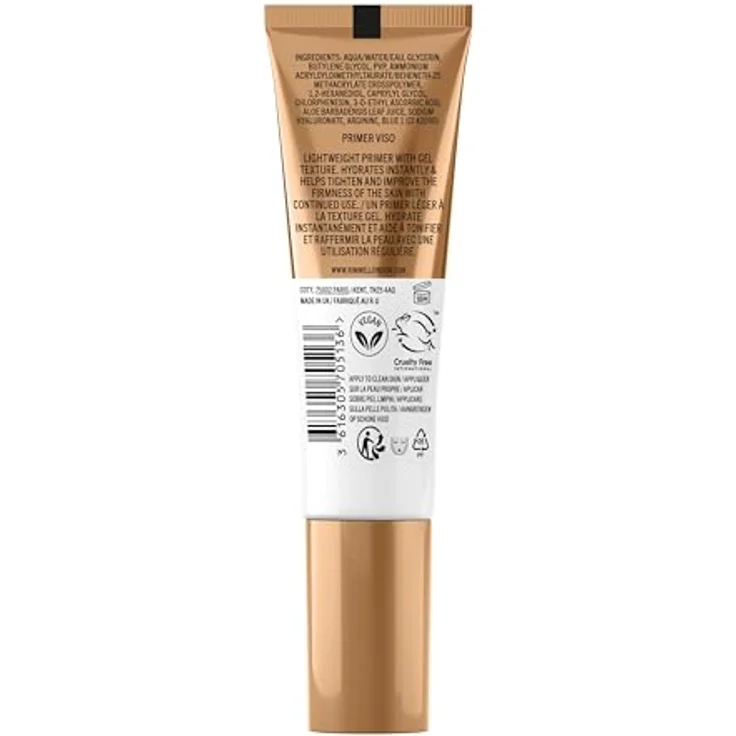 Rimmel Multi-Tasker All Day Grip & Breathable Primer, Gel-Textur Make-up Grundierung mit Hyaluronsäure, 24 ml – Bild 9
