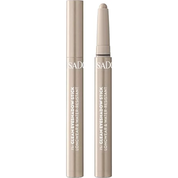 IsaDora The Gleam Eyeshadow Stick, warmer Lidschattenstift, langanhaltend, wasserfest, vegan, tierversuchsfrei, parfümfrei (51 Sandstone)