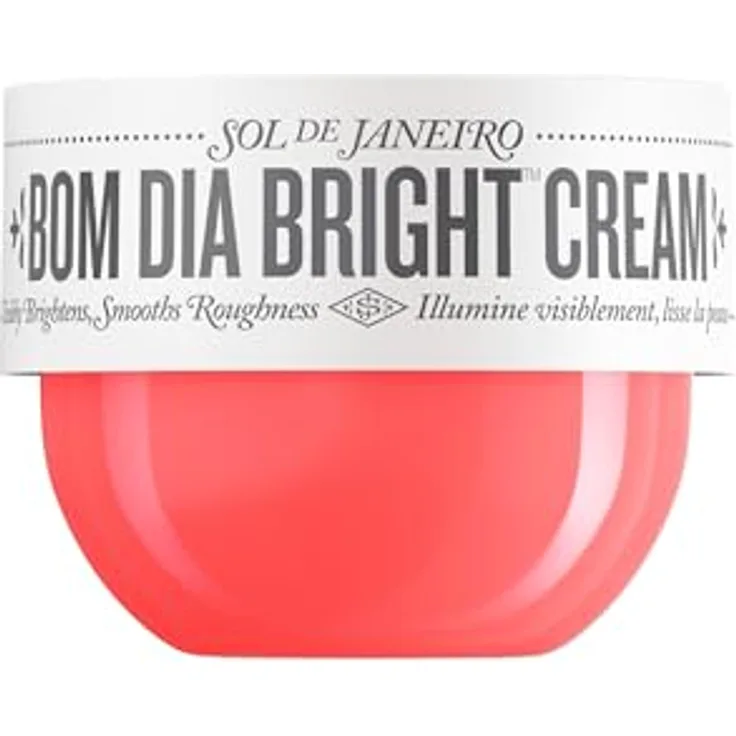 SOL DE JANEIRO Sichtbar aufhellende und glättende Bom Dia AHA Körpercreme, 75 ml