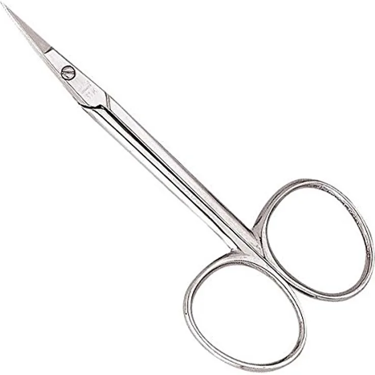 nippes Solingen Hautschere | Nagelhautschere Extra Fein | Aus Solingen | Made in Germany Mit scharfer gebogener feiner Spitze | Maniküre Schere | Zum Kürzen der Nagelhaut