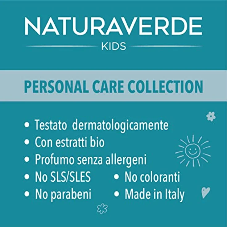 Naturaverde | Kids - Marvel Avengers Flüssigseife für Kinder, Captain America, mit Ringelblumen- und Kamillenextrakten, Bio-Handseife, 250 ml – Bild 5