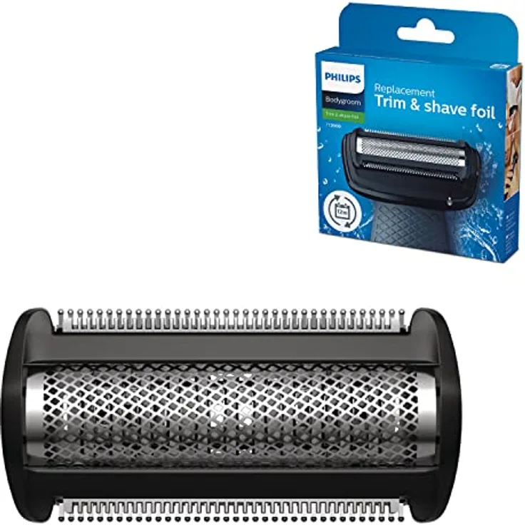 Philips Elektrorasierer TT 2000/43, Ganzkörperrasierer mit hautschonender Technologie und Sicherheitssystem