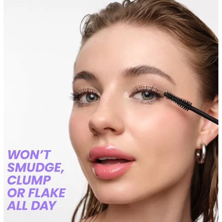 WONDERSKIN Power’Full Wimpernverlängernde Volumenmascara, 10 ml, für dichtere und längere Wimpern, vegan – Bild 6
