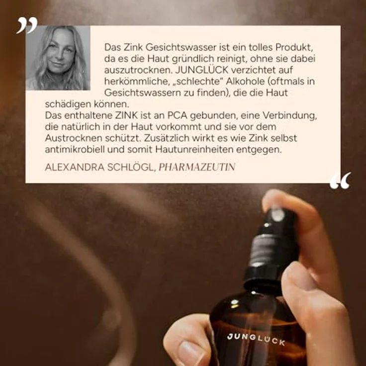Junglück Zink Gesichtswasser - 100 ml – Bild 2