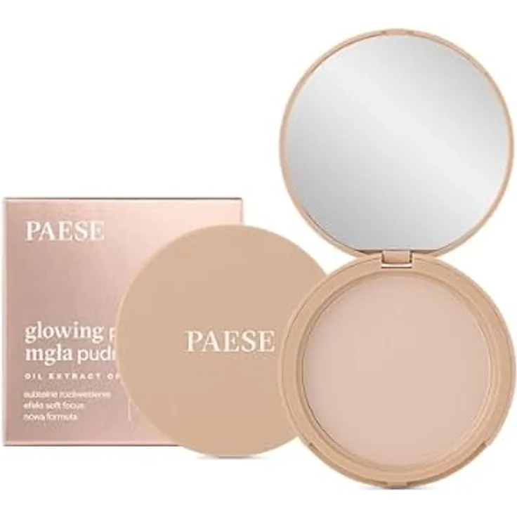 Paese Glowing Highlighter, Puder mit glättender Wirkung, Farbton 11 Light Beige, 10 g