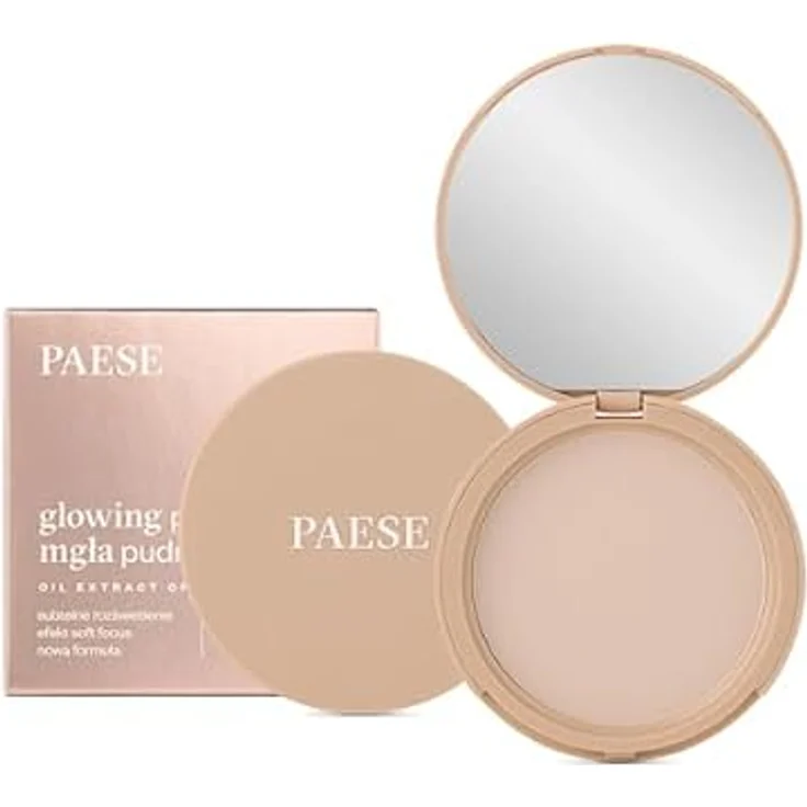 Paese Glowing Highlighter, Puder mit glättender Wirkung, Farbton 11 Light Beige, 10 g – Bild 1