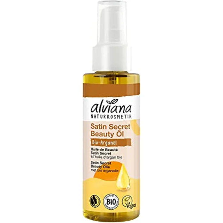 Alviana Satin Secret Beauty Öl Bio-Arganöl (100 ml) – Bild 1