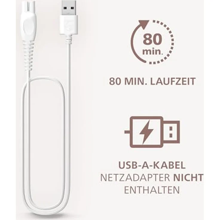 Philips Lady Shaver Series 8000, Elektrorasierer für nasse und trockene Anwendungen, kabellos mit 3 Aufsätzen und Trimmeraufsatz – Bild 12