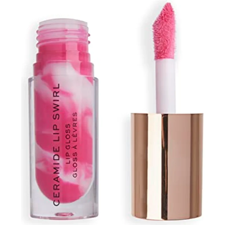 Makeup Revolution, Lip Swirl Ceramide Gloss, Lipgloss, Beeren-Pink, 4.5ml – Bild 1