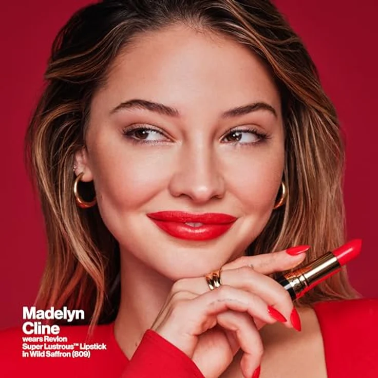 Revlon Super Lustrous Lipstick Blushed 420, Lippenstift mit Mega-Feuchtigkeitsspender und Vitamine C und E, 4 g – Bild 4