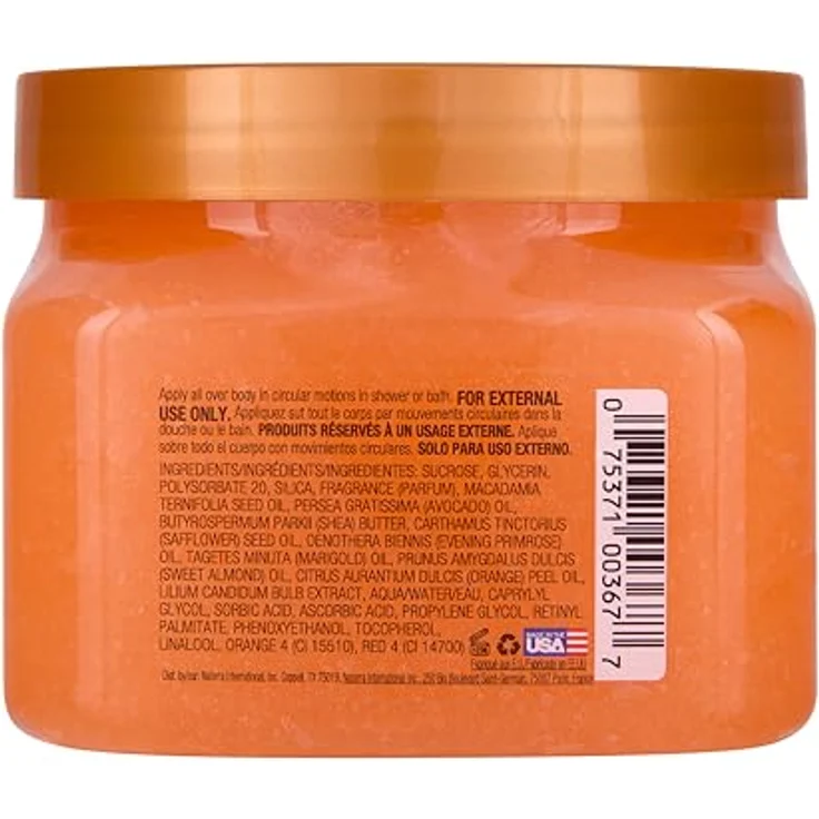 Tree Hut Sunkissed Poppy Shea Sugar Scrub 510.3 g Ultra Hydrating and Peeling Body Scrub, White Lily Scent – Bild 3