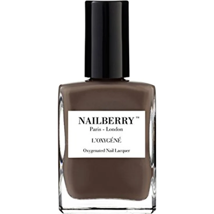 NAILBERRY L'Oxygéné Taupe, 15 ml, atmungsaktiver und lang haftender Nagellack, vegan und cruelty-free – Bild 1