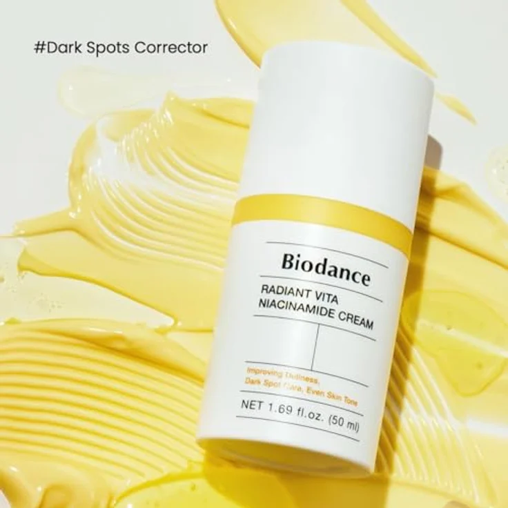 Biodance Radiant Vita Niacinamide Cream 50ml – Gesichtscreme gegen dunkle Flecken, intensive Feuchtigkeit & Glow, Korean Skin Care – Bild 2