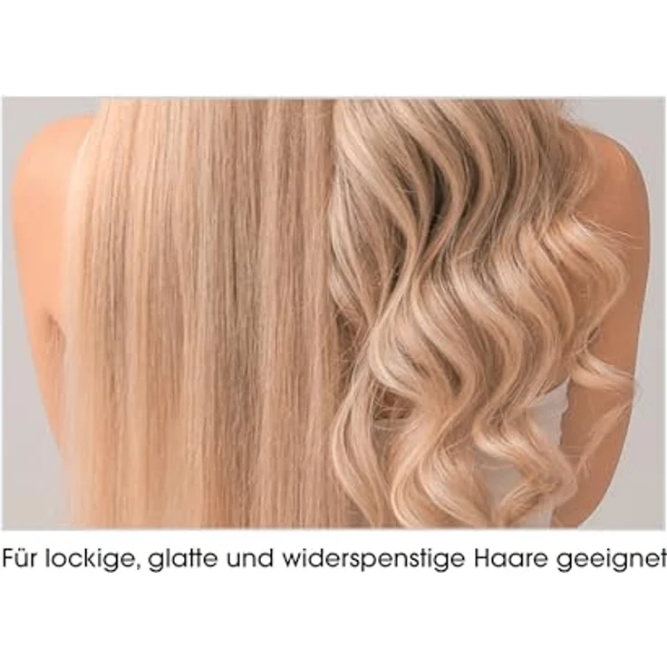 "VITALmaxx Elektrohaarbürste 3 Aufsätze anthrazit/rosegold 1200W Hair Curler Locken Styler Lockenstab 3 Heizstufen Kaltluftfunktion" – Bild 6