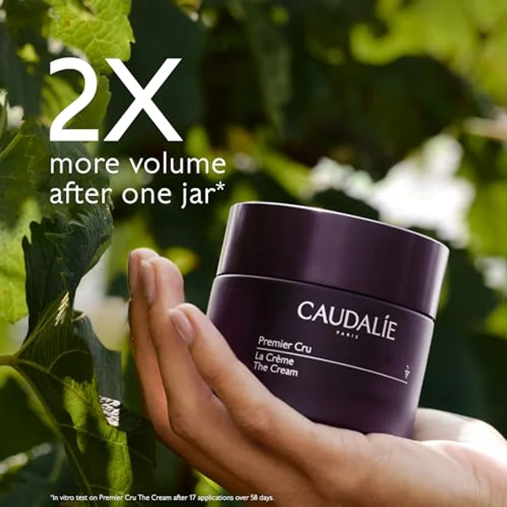Caudalie Premier Cru Die Creme - Nachfüllpackung, 50 ml, 98 % natürliche Inhaltsstoffe, vegan, dermatologisch getestet – Bild 3