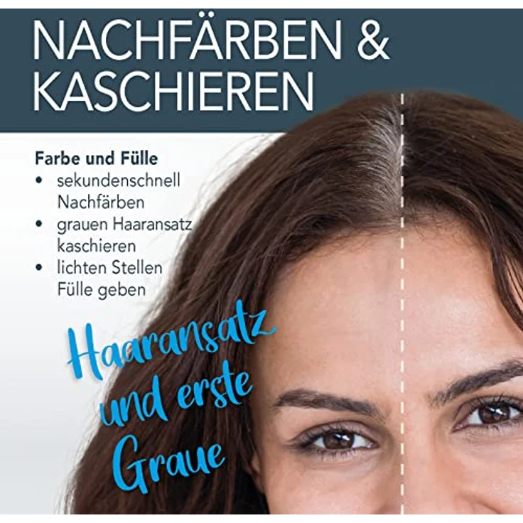 COVER HAIR Premium Streuhaar 14g, Schütthaar zur Haarverdichtung und Ansatzkaschierung, 100% Natürliches Schwarz für authentischen Look, allergikerfreundlich, made in Austria – Bild 3