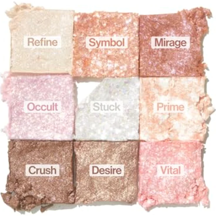 Unleashia Glitterpedia Eye Palette, Lidschattenpalette Farbton No.1 All Of Glitter, 6.2 g mit intensiver Pigmentierung und Glitzereffekt – Bild 5