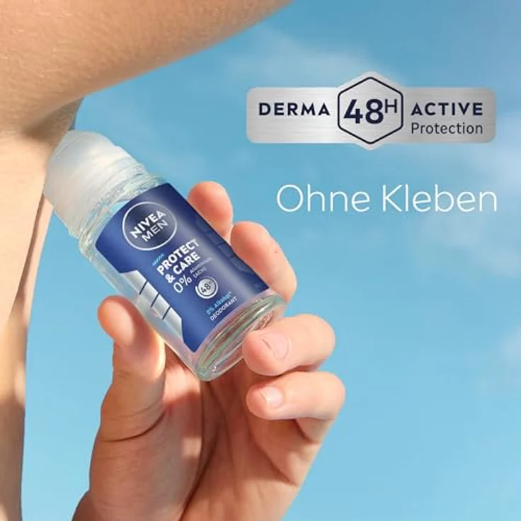 NIVEA MEN Protect & Care Deo-Roller, 50 ml, 48 Stunden Schutz und intensive Pflege für empfindliche Haut – Bild 4