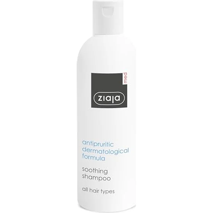 Ziaja ZIAJA MED Dermatologisches Anti-Juckreiz-Shampoo mit Aloe, beruhigende Formel für alle Haartypen, 300 ml