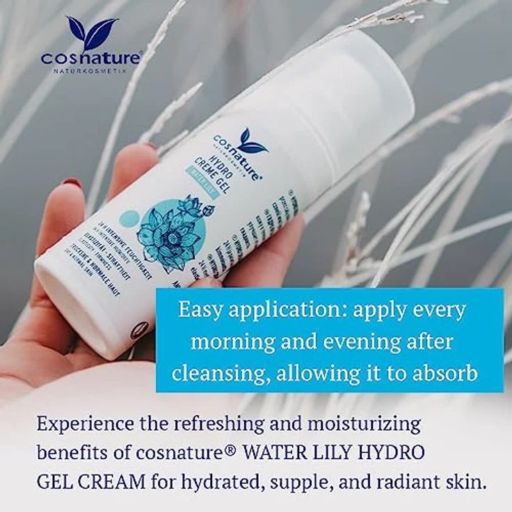 Cosnature Hydro Creme Gel Water Lily, 50 ml. With 24 H moisturising formula – Bild 5