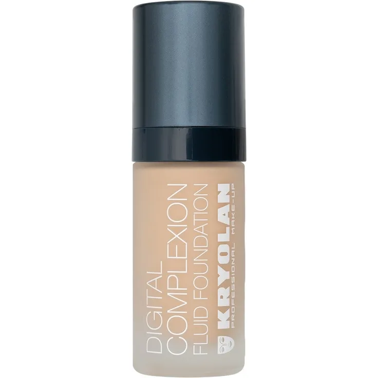Kryolan Digital Complexion Fluid Foundation 30 ml O 15, Airbrush-Effekt mit feuchtigkeitsspendenden Inhaltsstoffen für ölige und Mischhaut
