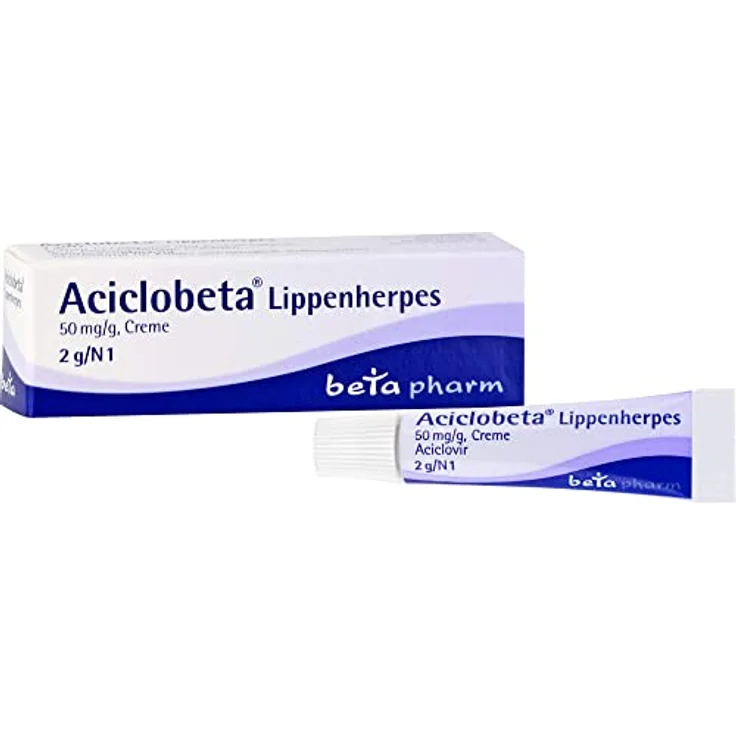 betapharm Aciclobeta Lippenherpes Creme 2 g, effektive Lippenpflege gegen Herpes – Bild 2