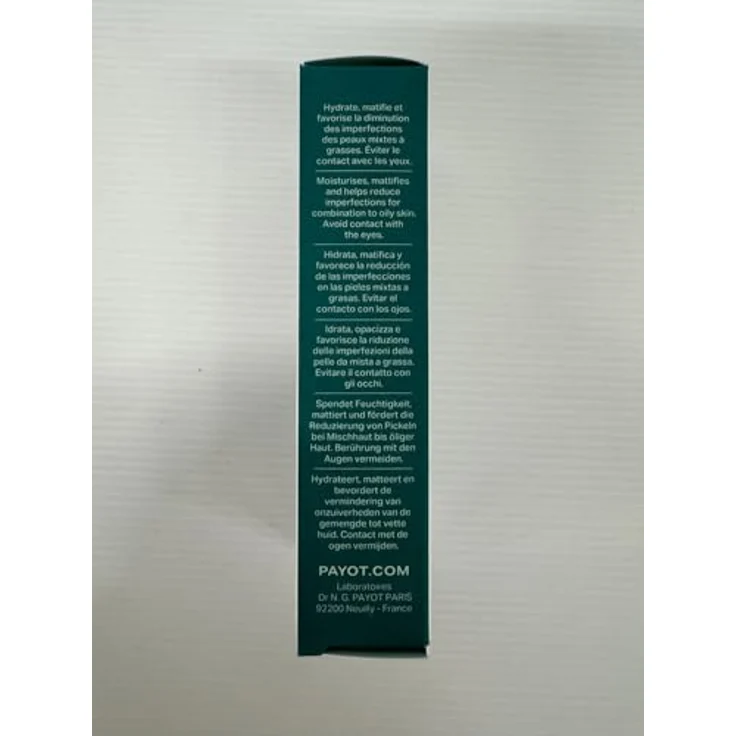 Payot Pâte Grise Émulsion Matifiante Hydratante, Gesichtscreme für unreine Haut, 50 ml, zieht schnell ein, reduziert Talgproduktion, verfeinert Poren – Bild 7