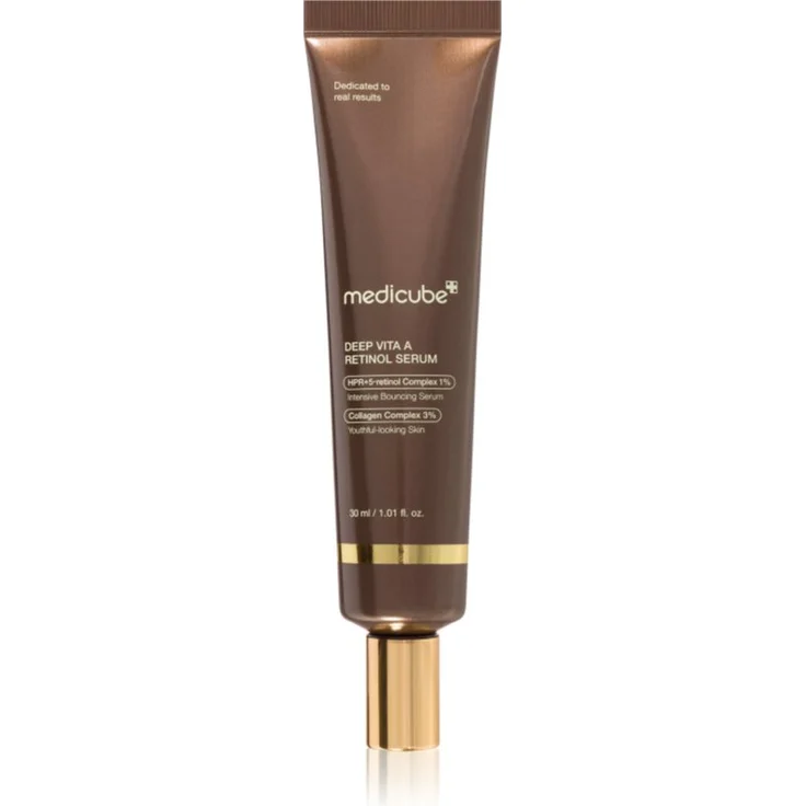 Medicube Deep Vita A Retinol Serum, Gesichtsserum mit Anti-Aging Wirkung und intensiver Feuchtigkeit, 30 ml