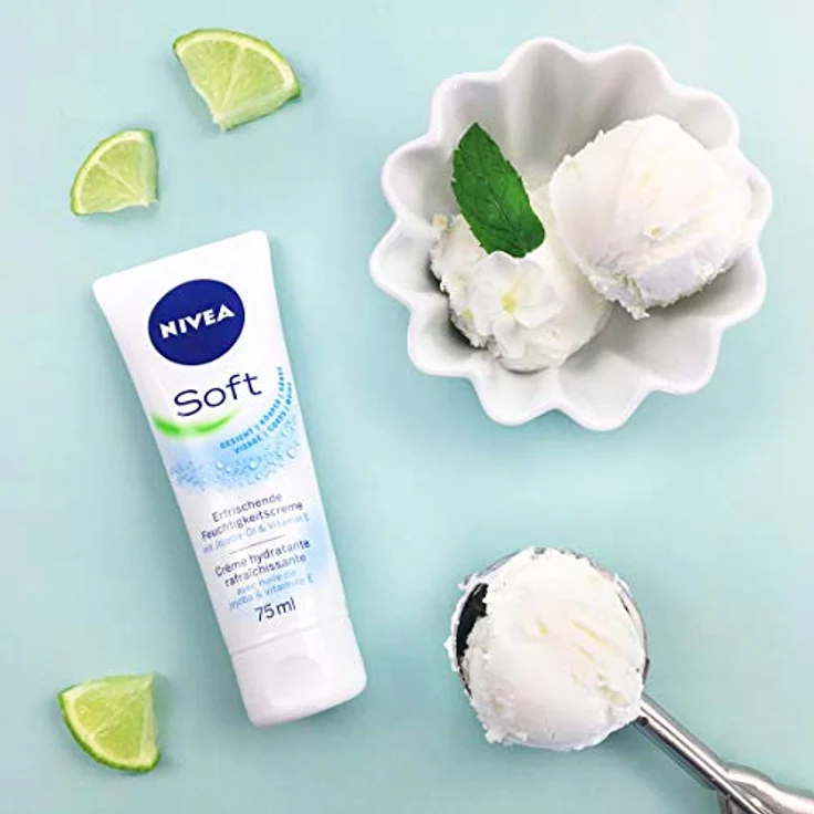 Nivea Handcreme und Seife Soft Erfrischende Feuchtigkeitscreme 75 ml  – Bild 4