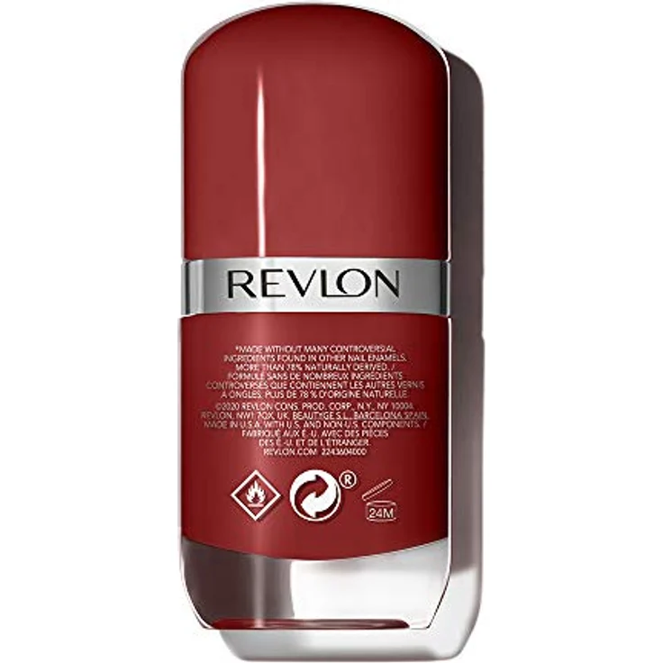 Revlon Ultra HD Snap Nagellack, vegane Formel, schnell trocknend, One-Schicht-volle Deckkraft, Farbe Rot und echt (014), 8 ml, Unisex – Bild 2