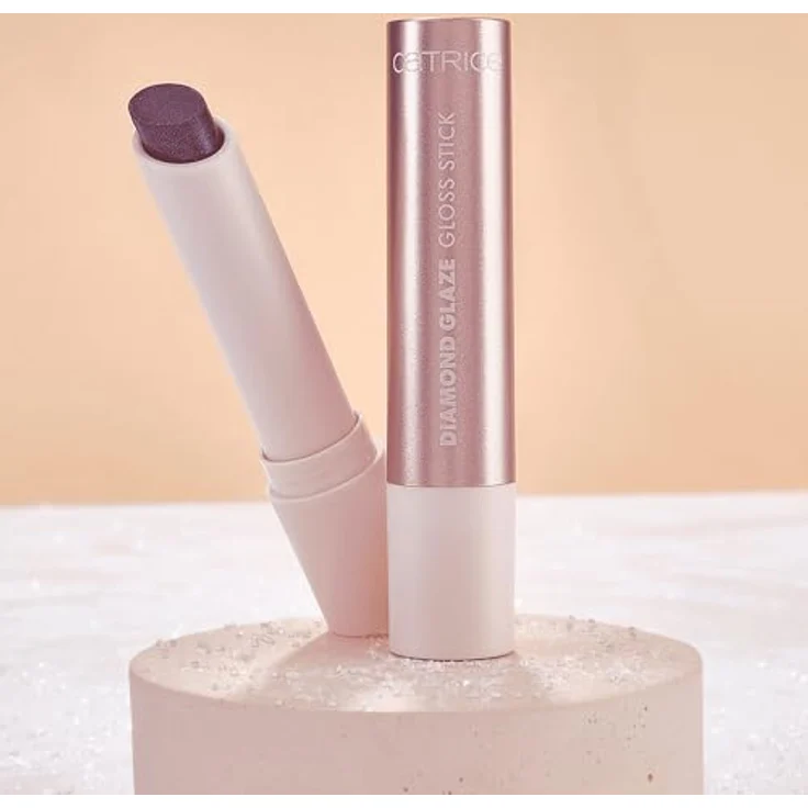 Catrice Diamond Glaze Gloss Stick, Lippenstift mit Pflaumenton und blauem Schimmer, 1,6 g – Bild 8