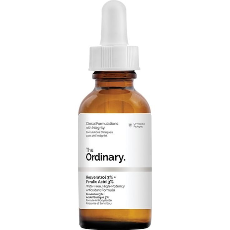 The Ordinary Resveratrol 3% + Ferulic Acid, Anti-Aging Gesichtsserum für Damen, 30 ml